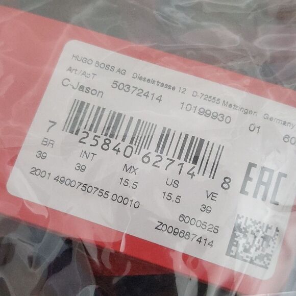 Hugo C-Jenno Check Shirt-RED-EU 39/US 15.5 - Picture 7 of 7